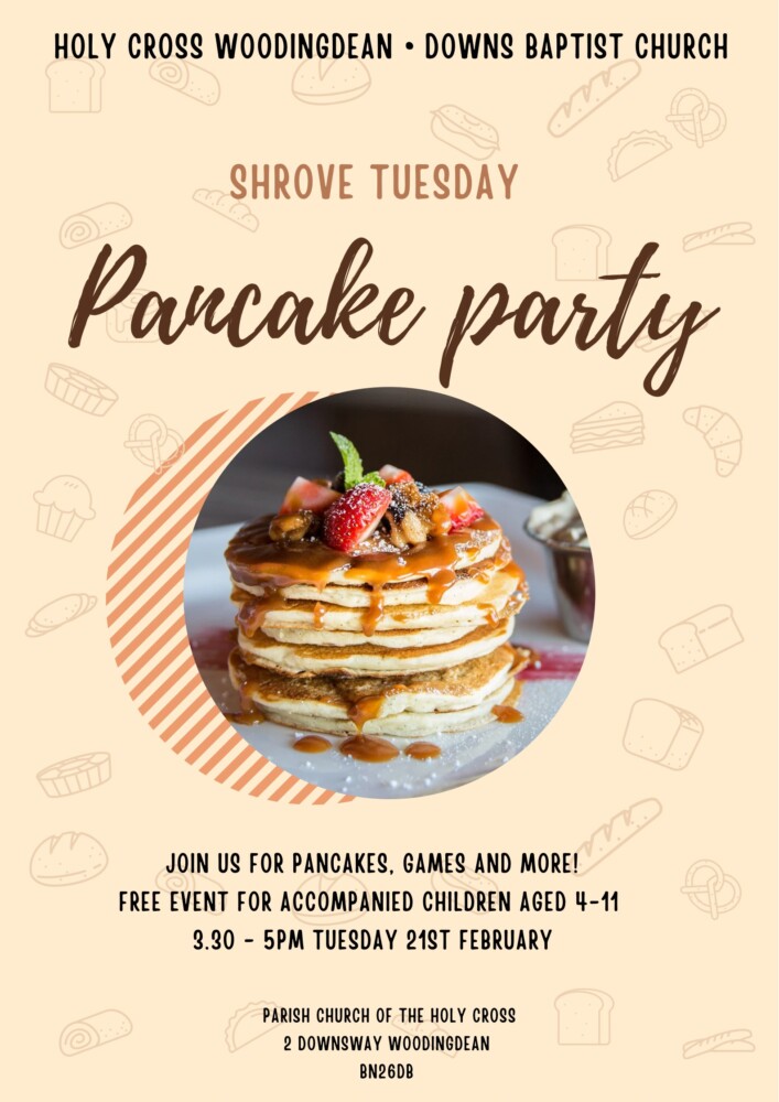 Downs Baptist Church Woodingdean Pancake event 2023